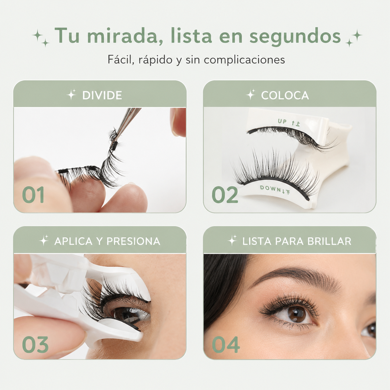 Pestañas Magnéticas Reutilizables
